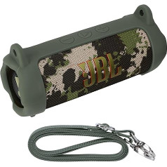 Peyyargo Silicone Carrying Case for JBL Flip 7 Portable Speaker