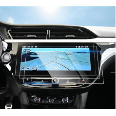 SHAOHAO [Pack of 2 Compatible with Corsa Corsa-e 2023 2024 2025 10 Inch Navigator Screen Protector PET 4H HD Screen Protectors Scratch-Resistant Navigator Protective Film Corsa Accessories