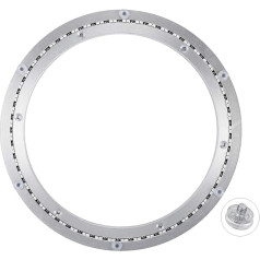 AAABOX Lazy Susan Turntable Bearing Made of Aluminium Alloy Quiet 40 cm Rotating Plate Dining Table Rotating Ring Ball Bearing Rotating Disc Thrust Ball Bearing Swivel Fitting 360° Rotatable Heavy