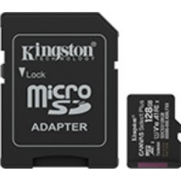Microsd atmiņas karte 128gb canvas select+ g3 150mb/s adapteris