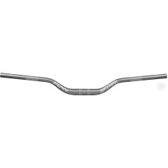 Funn Upturn High Mountain Bike Handlebar with 31.8 mm Clamp Width and 785 mm Width, Durable and Lightweight Alloy Riser Handlebar for MTB and BMX, 55 mm Increase (Grey)