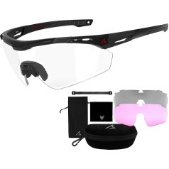 ACE Schakal SKL-1 Protective Glasses – Outdoor Glasses, Shooting Glasses & Sports Glasses – Tactical and Sporty – with 3 Different Lenses