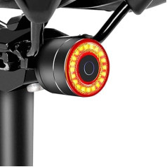 Monkey Home Smart Bicycle Rear Light, Auto On/Off, Brake Sensor, Car Light Sensor, Type-C Charging, LED Bicycle Lights for Children and Adults (EU Patents)