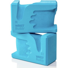 WRIST BUDDY Yoga Blocks Designed to Relieve Wrist Pain, Comfort and Grip Strength, Premium Support for Balance, Fitness and Exercise, All EVA Foam Blocks, Yoga Accessories, Best