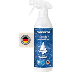 FIBERTEC Sprayhood & Tarpaulin Waterproofing for Boat Hoods 500 ml - Water & Dirt-Repellent Waterproofing Spray, Long-lasting Weather Protection for Synthetic Fabrics, Solvent-Free