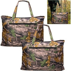 Wasserdichte Jagdduft-Kontrolltasche, Camouflage, parfümfrei, Tragetasche mit Seitentasche, Reise-Aufbewahrungstasche für Jagdkleidung und Zubehör, beseitigt Gerüche, Camouflage, Camouflage