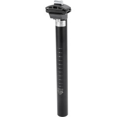 X AUTOHAUX 30.4x300mm Bicycle Seat Post Aluminum Alloy Adjustable with Clamp