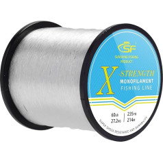 SF Monofilament Fishing Line with Spool Strong Mono Nylon Leader Line 8/10/12/15/20/25/30/40/50/60LB Clear/Green Fishing Wire Saltwater Freshwater for Fishing Hanging Decorations Craft Balloons