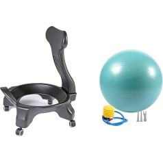 Yoga-Ball-Stuhl – robuster Balance-Gymnastikballsitz mit aufblasbarem Boden zur Stärkung des Kerns, ideal für Bürogebrauch, Physiotherapie und unterstützende Sitzposition