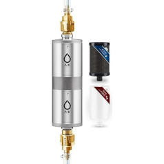 Alb Filter® Fusion Active+Nano Drinking Water Filter Camping Set: Travel (Stainless Steel)