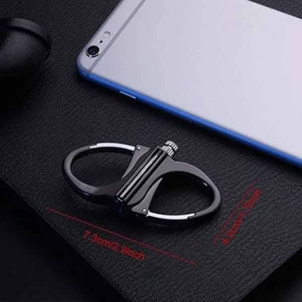 Keychain Lighter, Fire Starter Key Ring - 2025 Metal Eternal Match for Outdoor, Camping, Car & Home - Waterproof, Refillable, Portable (Fuel Not Included) (3)