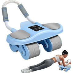 Wimnqie Ab Wheel Roller,Frauen Bauchtrainer - Gerät mit automatischem Rückprall für Workout, zur Bauchfitness, als Zubehör für Heimtraining, für Training für Männer