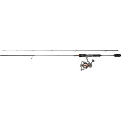 Mitchell Traxx MX2 Lure Spinning Combos, Fishing Rod and Reel Combo Set, Lure Anglers of Predator Fishing freswather Fish, Pike Perch Zander, Lightweight and Strong, Unisex, Grey.