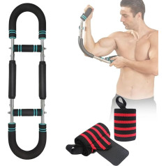 Arm Exerciser, Spring Puller, Wrist Exercise, Bicep Exercise, Fitness Equipment, U-shaped Handle, Triple Adjustable
