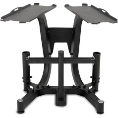 BOOMBELL® Boomrack V1.3 System Dumbbell Stand, Dumbbell Rack, Perfect Storage, Optimal Grip Height, Expandable, Landmine Training Device, Extremely Stable, Homegym, Home Training