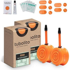 Tubolito Road 700C x 18-32 mm Tube, Light, Strong & Compact, Rim & Disc Brake Compatibility, 2 x Puncture Protection