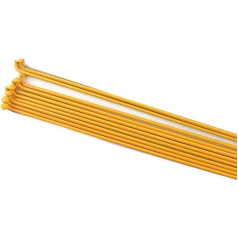 ZiYouao Bicycle Spokes 14G Colour Bicycle Spokes Bicycle Parts Bicycle Steel Wire 45 Steel Silver Black 268 mm 280 mm Iron Hat Curved Spokes Bicycle Spokes Black (Orange 32 Pieces)