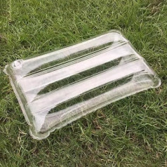 Transparenter Kisseneinsatz – Tragbares Sofakissen für Outdoor & Reisen, einfach aufzublasen und zu tragen, für Camping, Zuhause und Büro