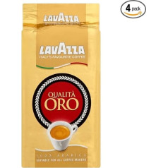 Lavazza Oro Ground Coffee (4 Packs of 250g)