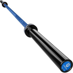 RICHUANG Olympic Barbell 7ft Weight Lifting Barbell 28mm 45lb - 500/700/1000lb Capacity with Swivel Sleeves Olympic Bar Fits 2