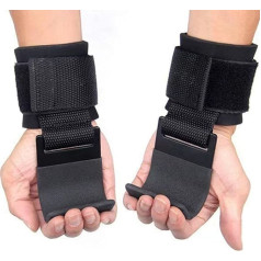Fitness Handgelenkbandagen - Handgriffe Kreuzheben Haken,Anti-Rutsch Gepolsterte Atmungsaktive Bandagen Für Fitnessstudio, Zuhause, Training