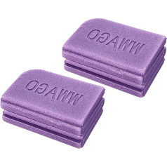 sourcing map 15.2 x 10.8 Inch Camping 2 Pack Waterproof Foldable Seat Mat for Hiking Purple