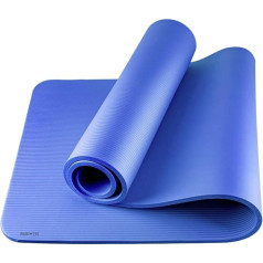 Yoga Exercise Mat - NBR 10mm Thick, Non Slip Mat for Pilates, Exercise, Aerobic, Gymnastics, Home Exercises, Workouts, Fitness, Camping, Gym - 183cm x 61cm