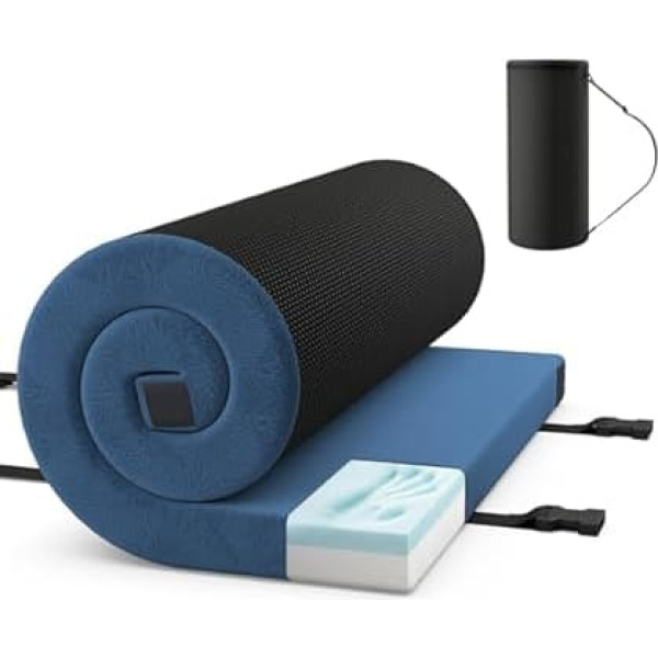 SOARS Folding Mattress for 1/2 Person Camping Mattress Portable Memory Foam Soft and Comfortable Waterproof Surface for Camping Car Travel