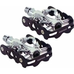 ZERAY ZP-101Z MTB BMX Urban Double Sided Platform Automatic Pedals with SPD Pads and Optional Reflectors
