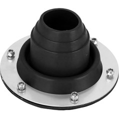 Perfeclan Stove Pipe Feed-Through Tent, Hot Tent Stove Jack, Tent Pipe Collar, Roof Guide, Rubber Spark Catcher for Camping Tent Stove Pipe Ducting, Heat Resistant Ducting, Stove Pipe, Black