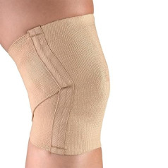 CHAMPION Knee Support Criss-Cross Style Knit Elastic, Beige, Large