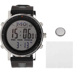 RiToEasysports Fishing Clock Altimeter Barometer Thermometer Waterproof Outdoor Sports Watch with Fishing Point Pressure Tracking for Outdoor Sports