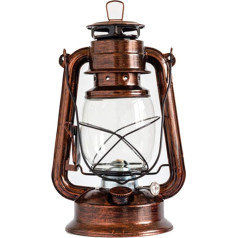 Kerosene Oil Lamp, Kerosene Burning Lantern Lamps/Hanging Emergency Camp Disaster Protection Lighting, for Home Tent, Windproof/Red/Small (Color : Red, Size : Large) ( Color : Onecolor , Size : Medium