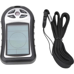 ZenithAur Handheld -Höhenmessermesser mit Thermometer, elektronischem Navigation GPS -Kompass und Wettervorhersage -Barometer, 8 in 1 multifunktionales Gerät