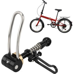 Fahrradsitz-Klemmstift | Schnellspanner, faltbares Fahrrad-Ersatz-Sattelrohr-Clip, leichtes Design, Fahrzubehör, Roller-Ersatzteile für Opa, Sohn