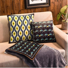 Cushion Blanket 2 in 1 Travel Blanket Cushion Quilt Multifunctional Pillow Blanket Neck Support Pillow Soft & Warm Nap Mat Cushion for Sofa Bed Office Chair (Minimalist Style)