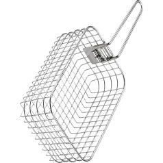 XAGMODSHN Portables Edelstahl Frittierkorb Mehrzwecktöpfe Mit Frittierkorbfamilie Grillzubehör