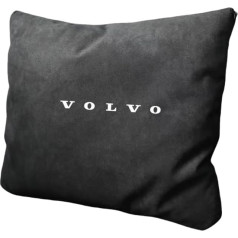 FANSHIDAN 2in1 Auto Kissen Decke für Volvo S60 2008 2009 2010 2011 2012 2013, 2-in-1-Kissenbezug, 2in1 Kuscheldecke Travel, Flauschig Weiches Reisekissen Umwandelbar Zur Reisedecke,Black