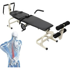 Lendenwirbel-Inversionstisch, Rückendehnungstherapiegerät für Wirbelsäulen-Dekompression und Lendenwirbelstütze, Traktionsbett zur Linderung von Rückenschmerzen