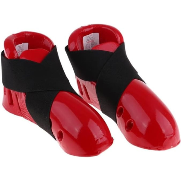QUXVUIS Kinder Taekwondo Fußschutz Karate Parring Fußausrüstung Parring Schuhe Zuverlässiger und effektiver Schutz