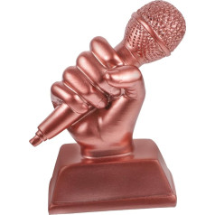 SWAYVES Trophäe Harz Craftards Und Trophäen Musik Wettbewerbard Kinderard Trophäe Mikrofone Kinder Ornamente Student Mini Trophäe