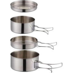 Camping Geschirr Outdoor Topfset Camping Camping Tragbarer Wilderlas Camp Fried Pot Suppentopf Camping Kochgeschirr