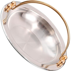 OFFSCH Japanese Sukiyaki Korean Pasta Pot Sukiyaki Pan Sukiyaki Cheese Fondue Pot Simmer Pot for Stove Camping Cookware Hotpot Cooking Pot Milk Pot Wok Stainless Steel