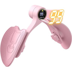 Oberschenkeltrainer, Beckenbodentrainer – 360-Grad-Rotationsübungsgerät Hüfttrainer | Intelligentes Display verstellbar Count Pelvic Floor Muscle Trainer für die Rehabilitation