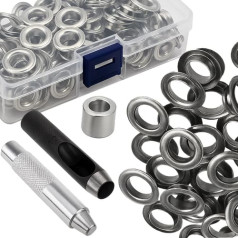 Salīdzināt cilpiņu komplekts brezenta plēvei 10mm 100gab.  25811