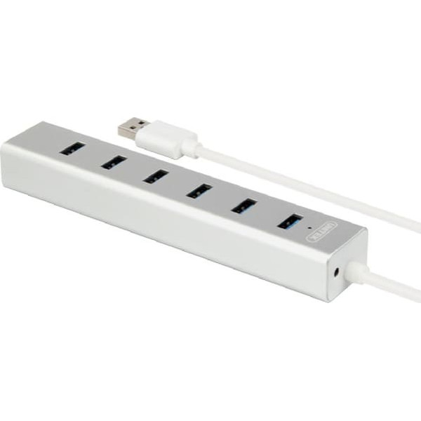 Centrāle 7 x usb3.0 alumīnija ar barošanas bloku; y-3090