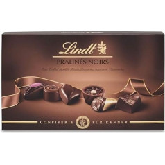 Lindt Chocolate - Chocolates for Connoisseurs Noirs | 2 x 200 g | Pralines Box with 20 Chocolates Made of Exquisite Dark Chocolate in 6 Delicious Varieties | Chocolate Gift | Chocolate Gift