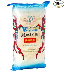 Glass Noodles 500 g Seoen Ported 10 x 50 g Longkou Vermicelli Glass Noodles from Mung Beans