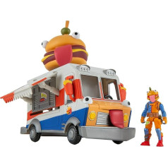Fortnite FNT1059 Durrr Burger Food Truck, 22.5 cm Vehicle with Official Action Figure, 6 cm, Estándar