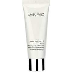 Malu Wilz Neck & Decolleté Cream 75 ml I Plumping Cream for Neck and Décolleté I Anti-Ageing Care with Hyaluronic & Jojoba, Firming & Moisturising, Against Wrinkles, Quickly Absorbing